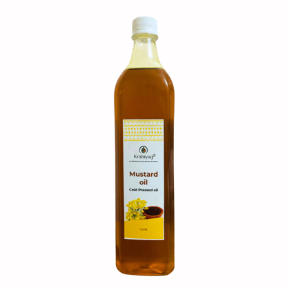 Mustard Wooden Cold Press Oil - 1 ltr