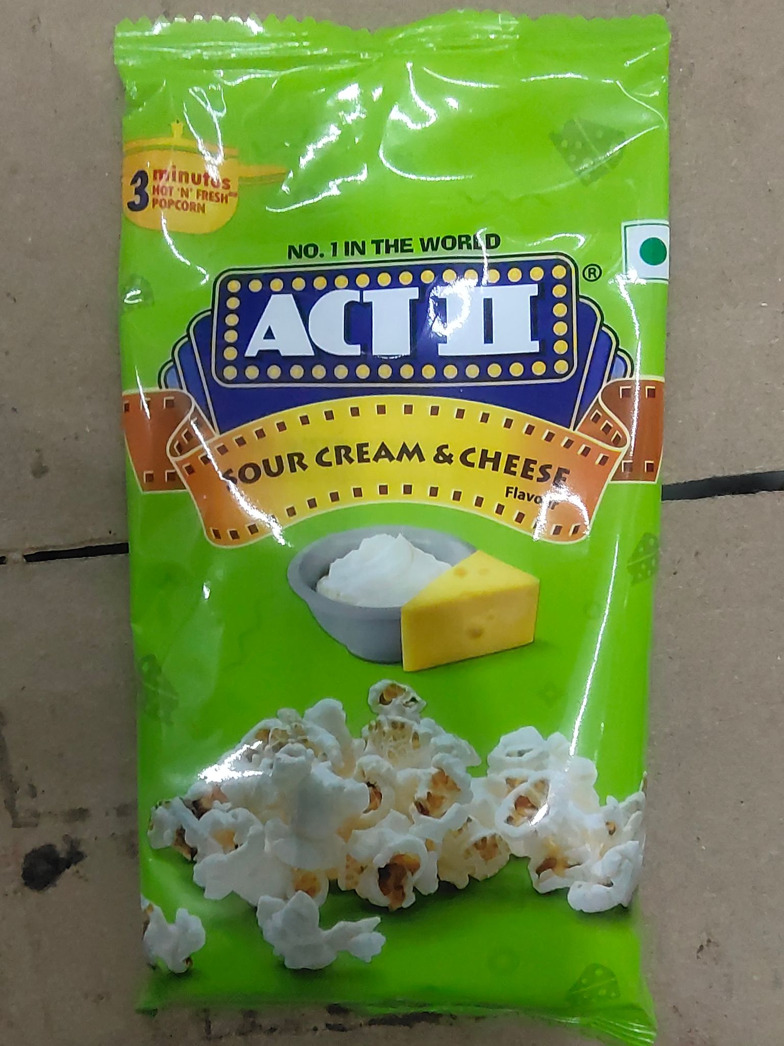 ACT II Ready To Eat Popcorn - Sour Cream & Cheese, Crispy, Crunchy Snack
