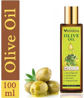 Vedlekha Extra Virgin Olive Oil For Hair And Skin- 100 mL