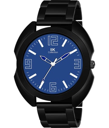 IIK COLLECTION - Black Stainless Steel Analog Men's Watch