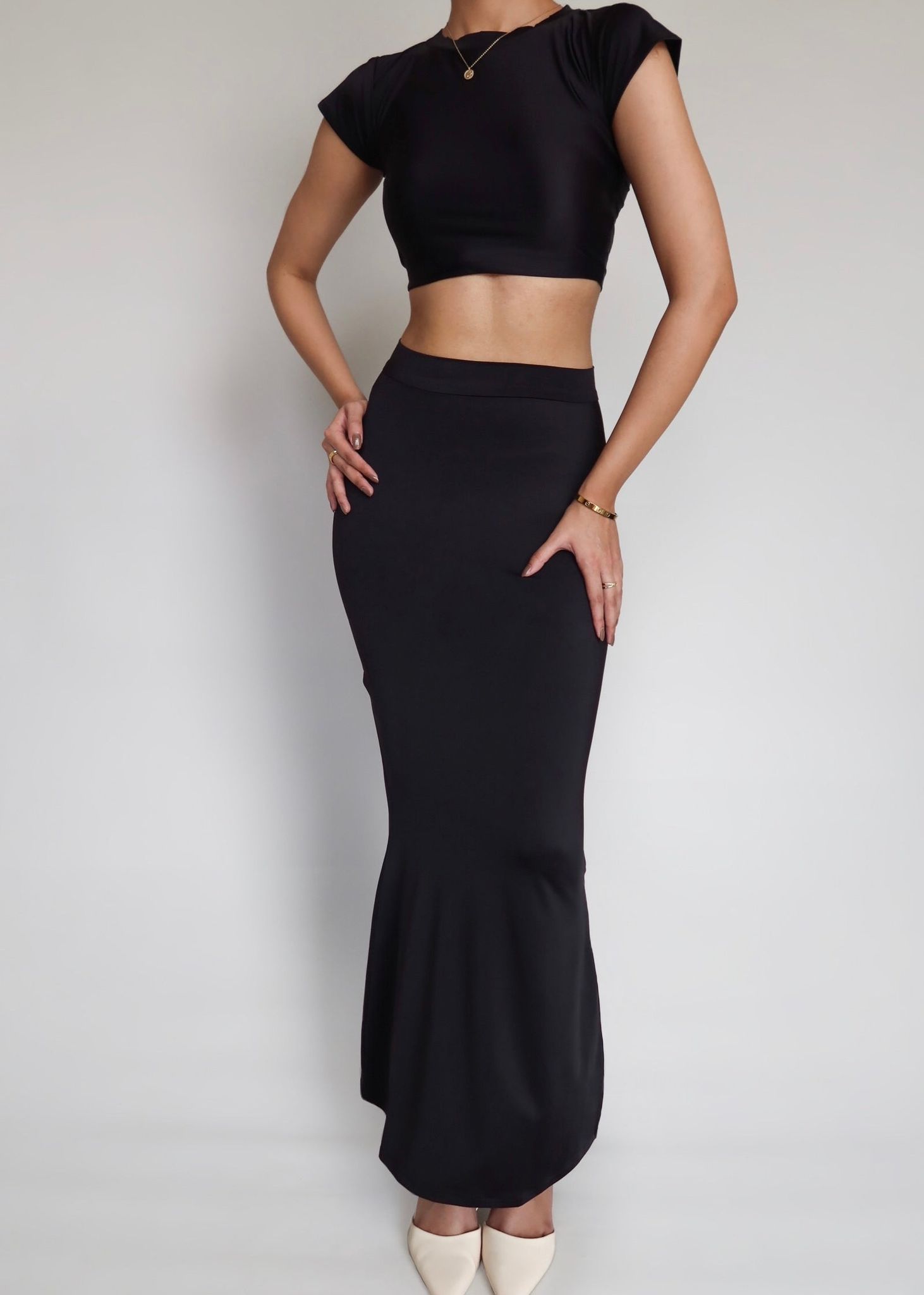 Black Lounge Co-ord Set-XS / Black