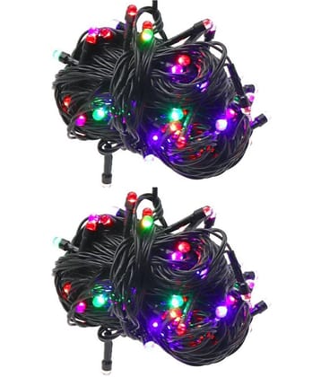 Mprow - Multicolor 18Mtr String Light (Pack of 2)