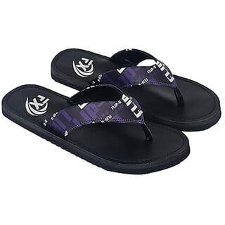 LEACO Flip X Men Premium Faux Leather Printed Strap Flip Flop - Step Up Your Daily Style with Printed Synthetic Leather Men Flip Flop