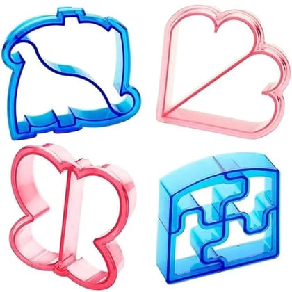 Sandwich Cutters and Bread Crust Shape Remover for Kids each (random design)