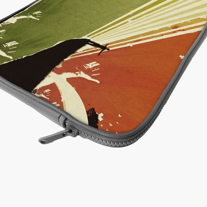 "Vibrant Bold View" Laptop Sleeves:Bold Modern Design for Every Size-16" / Grey
