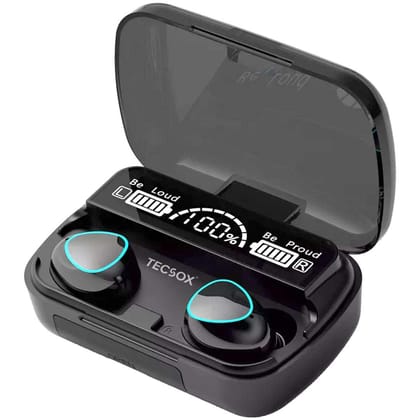 Order TecSox Max 10 Bluetooth Earbuds | Emergency Power Bank