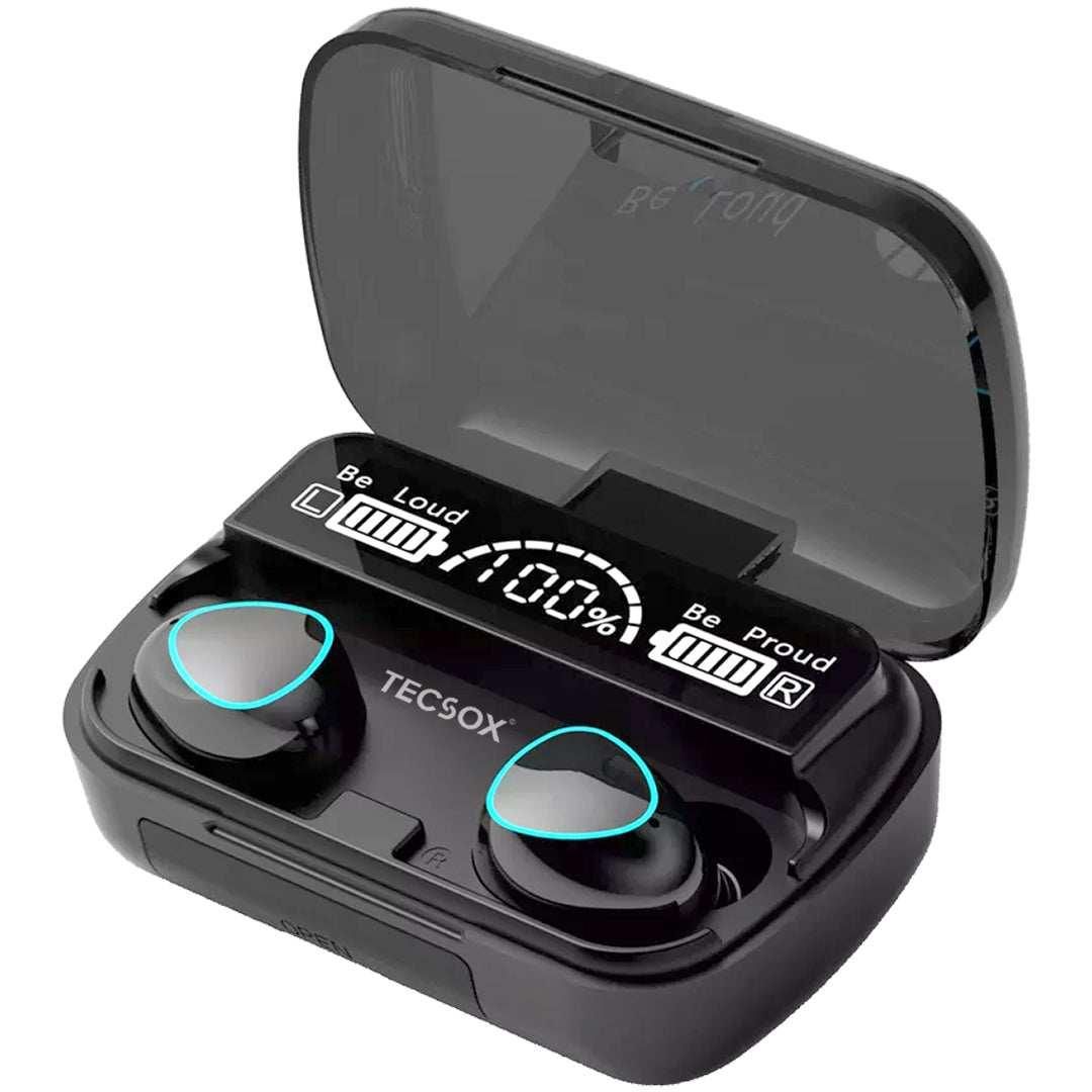 Order TecSox Max 10 Bluetooth Earbuds | Emergency Power Bank