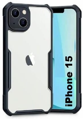 PLUGTECH Slim Shockproof Case | Matte Black Soft | Drop Protection | Precise Cutouts | Premium Mobile Cover for Apple iPhone 15 6.1