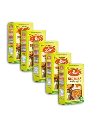 Star Spices Subzi Masala, 100 gm - Pack of 5