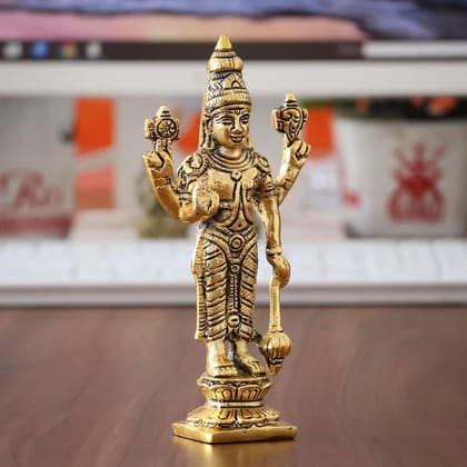 Dreamkraft Gold Finish Metal Tirupati Balaji Venkateswara Swami Idol (4 X 8 X 17 CM) Dreamkraft Gold Finish Metal Tirupati Balaji Venkateswara Swami Idol (4 X 8 X 17 CM)