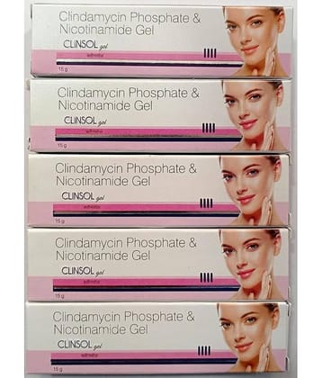 Clinsol Face Gel, 15 Gm (Pack Of 5)