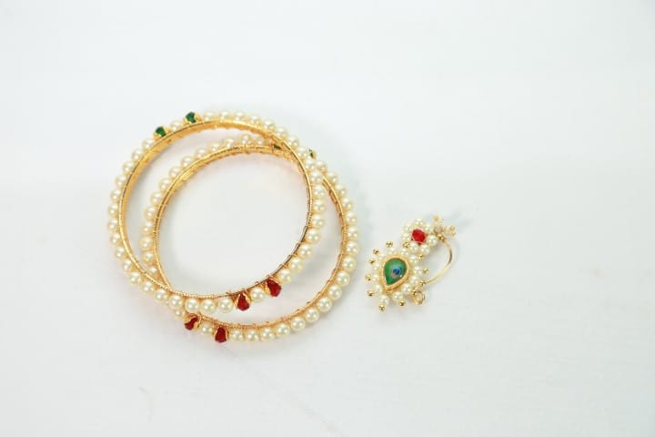 Bangles & Nose Ring 1 Set Each