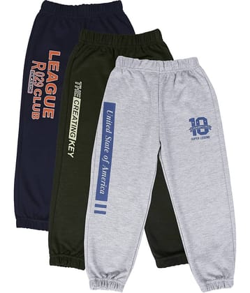 Cremlin Clothing Pack of 1 Boys Cotton Blend Trackpant ( Multi )