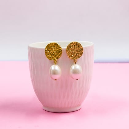 Asharfi Pearl Dangler Earrings