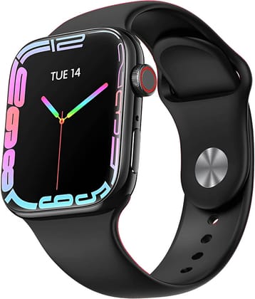 VERONIC Bluetooth Calling with HD-IPS Display Black Smart Watch