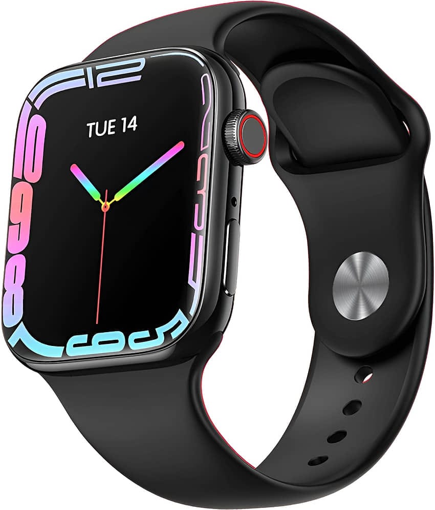 VERONIC Bluetooth Calling with HD-IPS Display Black Smart Watch