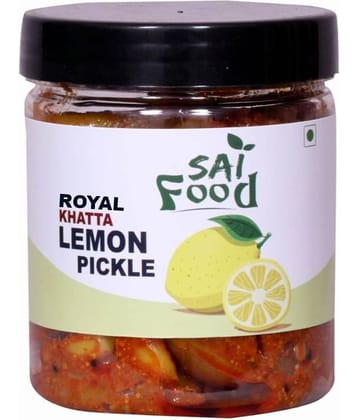 SAi Food ROYAL Masalo Se Bana Sweet n Sour Premium Sweet Lemon Pickle Nimbu Ka Achar Pickle 250 g