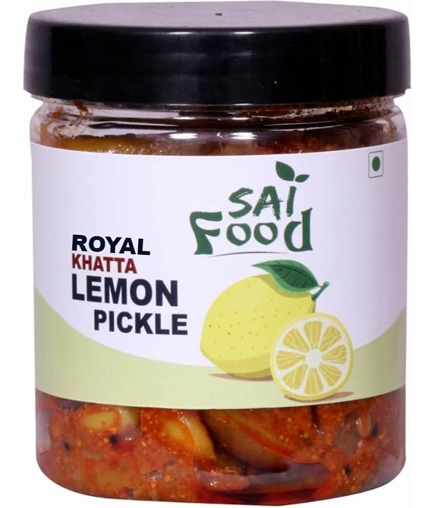 SAi Food ROYAL Masalo Se Bana Sweet n Sour Premium Sweet Lemon Pickle Nimbu Ka Achar Pickle 250 g