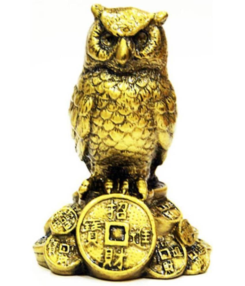 PAYSTORE Yellow Feng Shui Owl A Symbol Of Wisdom And Protection From Evil