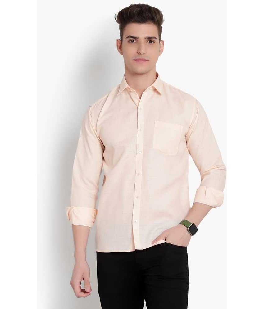 SREY - Orange Polyester Slim Fit Men's Casual Shirt ( Pack of 1 )
