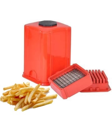 Potato Chipser, French Fries Chips Maker Machine, Snacks Finger Chps Cutter, Stainless Steel Blade with Plastic Body Potato Chips Cutter for Vegetable