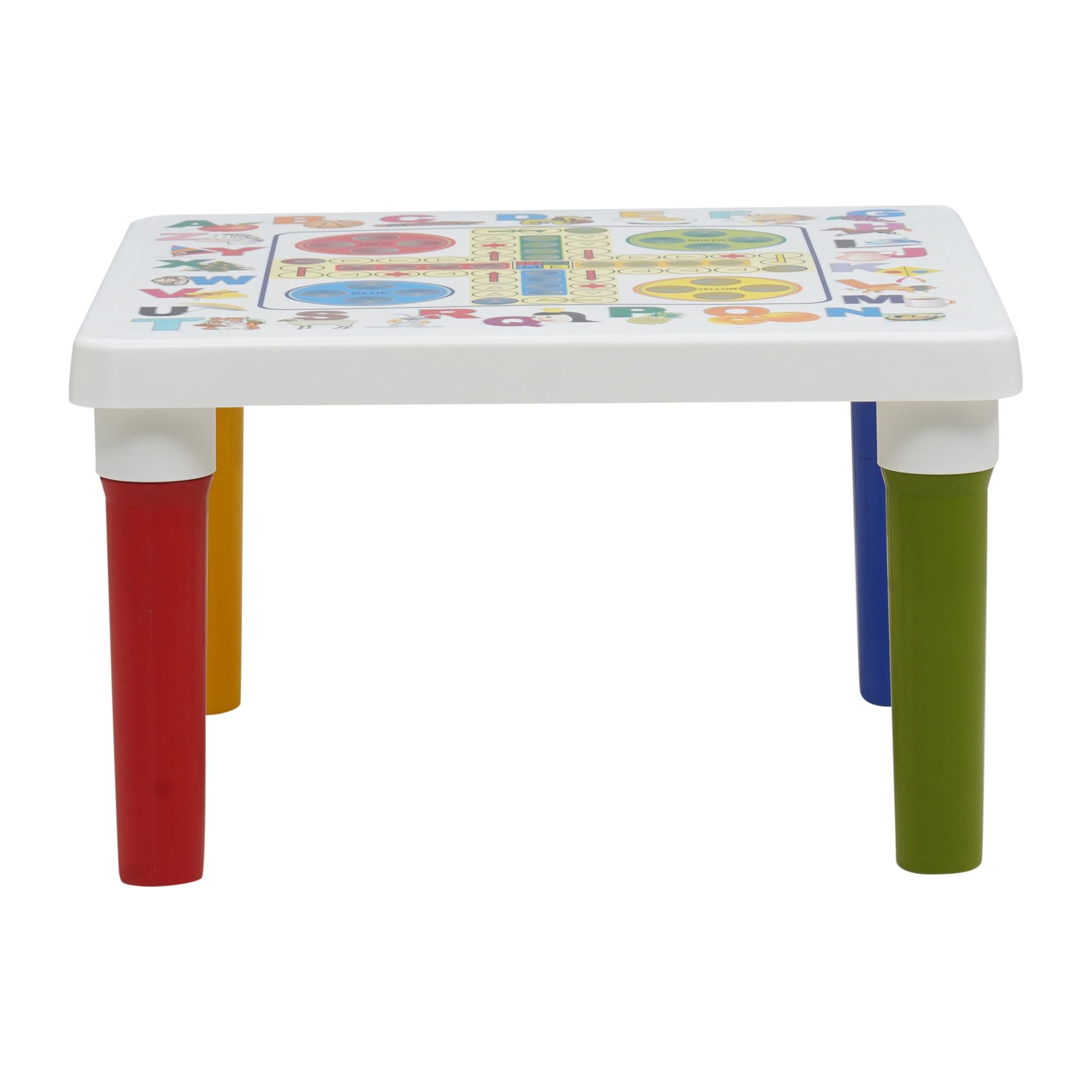 Supreme Furniture Bubble Junior Plastic Baby Table for Home, School, Study Room, Kindergarten, Playroom and Library-(Multi Color, Set of 1 Piece)