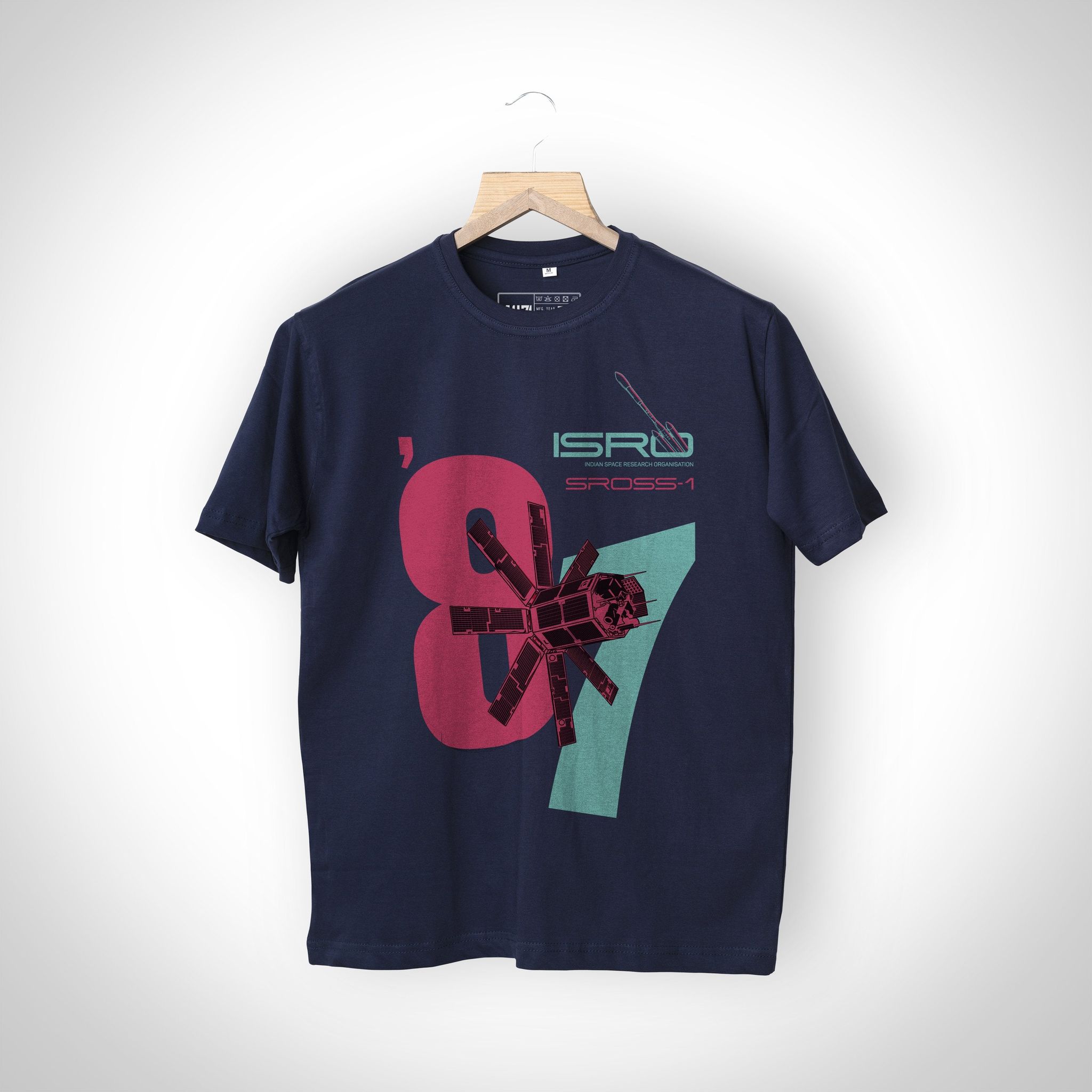 ISRO Navy Blue SROSS Tee-Size 13 Years