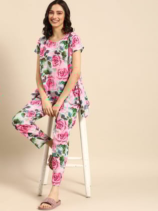 Pink Lounge Co-ord Set-XL