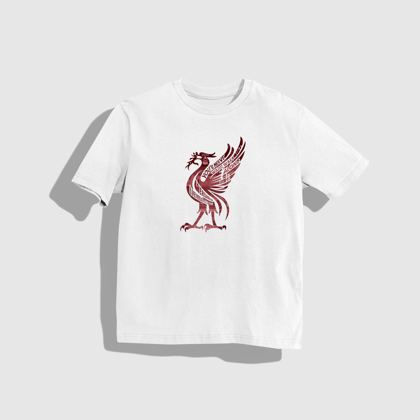 NEVER WALK ALONE - Round Neck Drop Shoulder Graphic Printed Oversized Cotton T-shirt-S / White