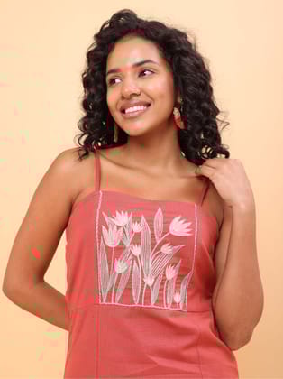 Tirzah Embroidered Dress-S