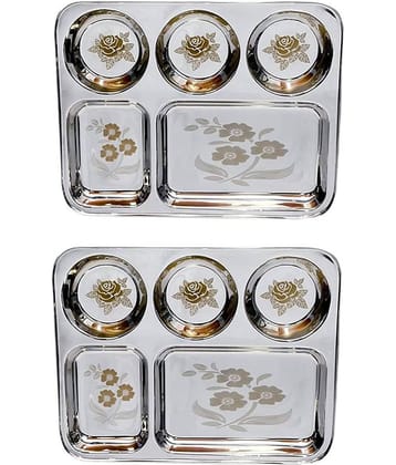 SAGER 2 Pcs Stainless Steel Partition Plate