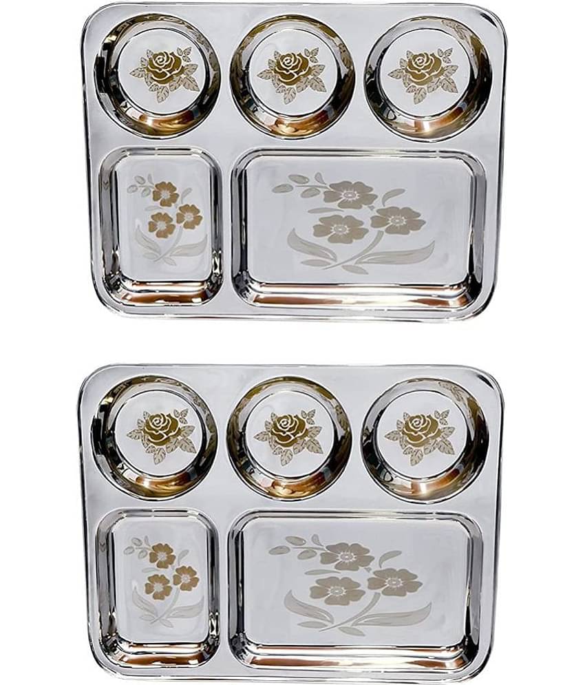 SAGER 2 Pcs Stainless Steel Partition Plate