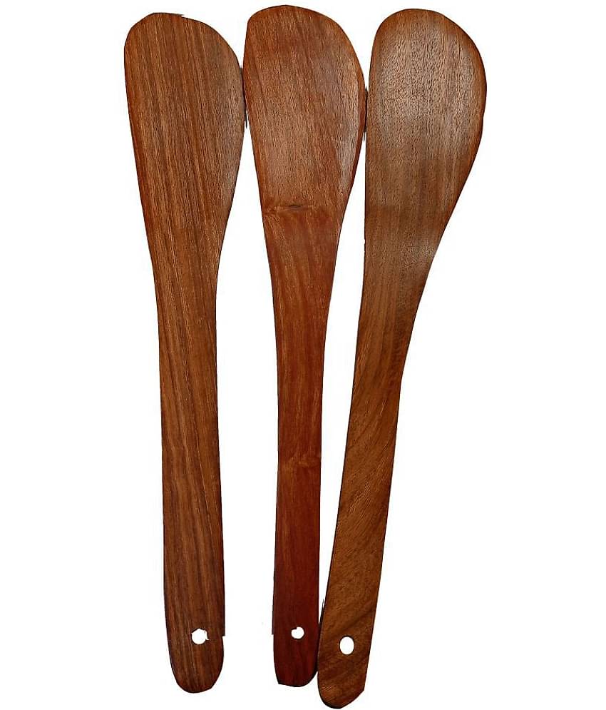 SWH 3 Pcs Wooden Cheese Spoon