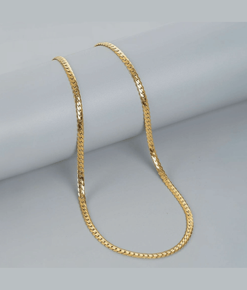 Abrexo Gold Plated Alloy Chain ( Pack of 1 )