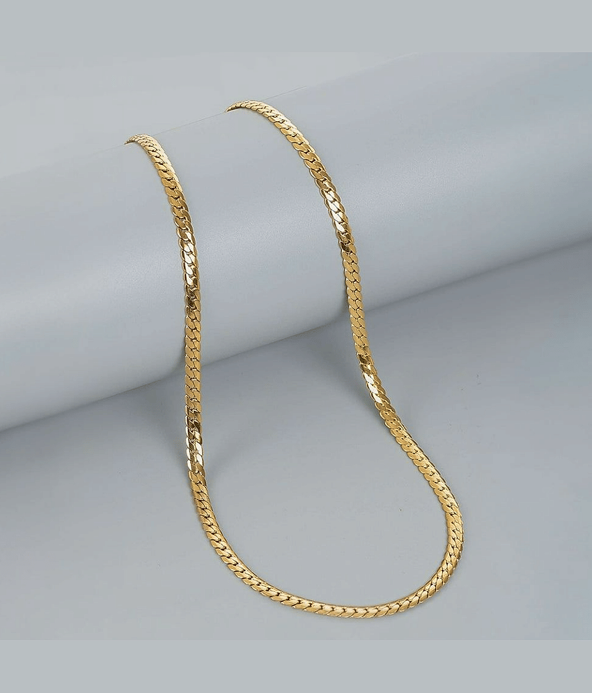 Abrexo Gold Plated Alloy Chain ( Pack of 1 )