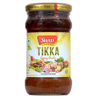 SWAD Tikka Curry Sauces, Spreads and Dips Masala/Ready to Cook all Purpose Gravy for Paneer, Fish/No Preservatives, Colours or Artificial Flavours - 300gm