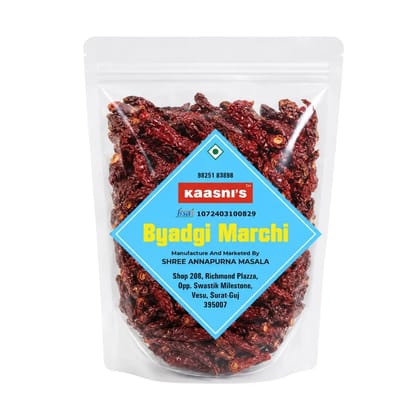 kaasni's Byadgi Red Chilli whole organicaByadgi Red Chilli whole organically Grown - 200 Gram/Red chilli whole/Dry Red chilli whole/Mirchi