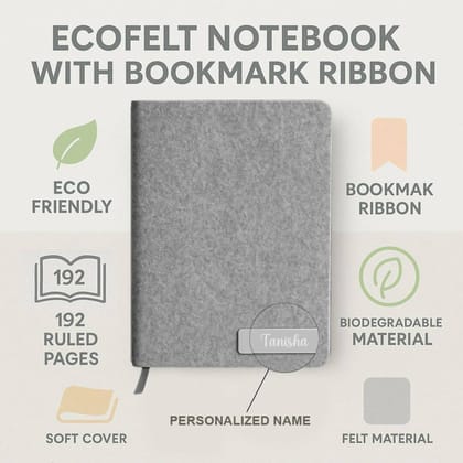 Ecofelt Notebook - A Smart Choice for an Eco-Friendly Gift