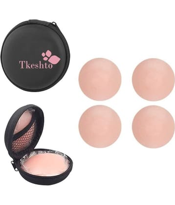 Tkeshto Women Reusable Silicone Nipple Cover Pack Of 4