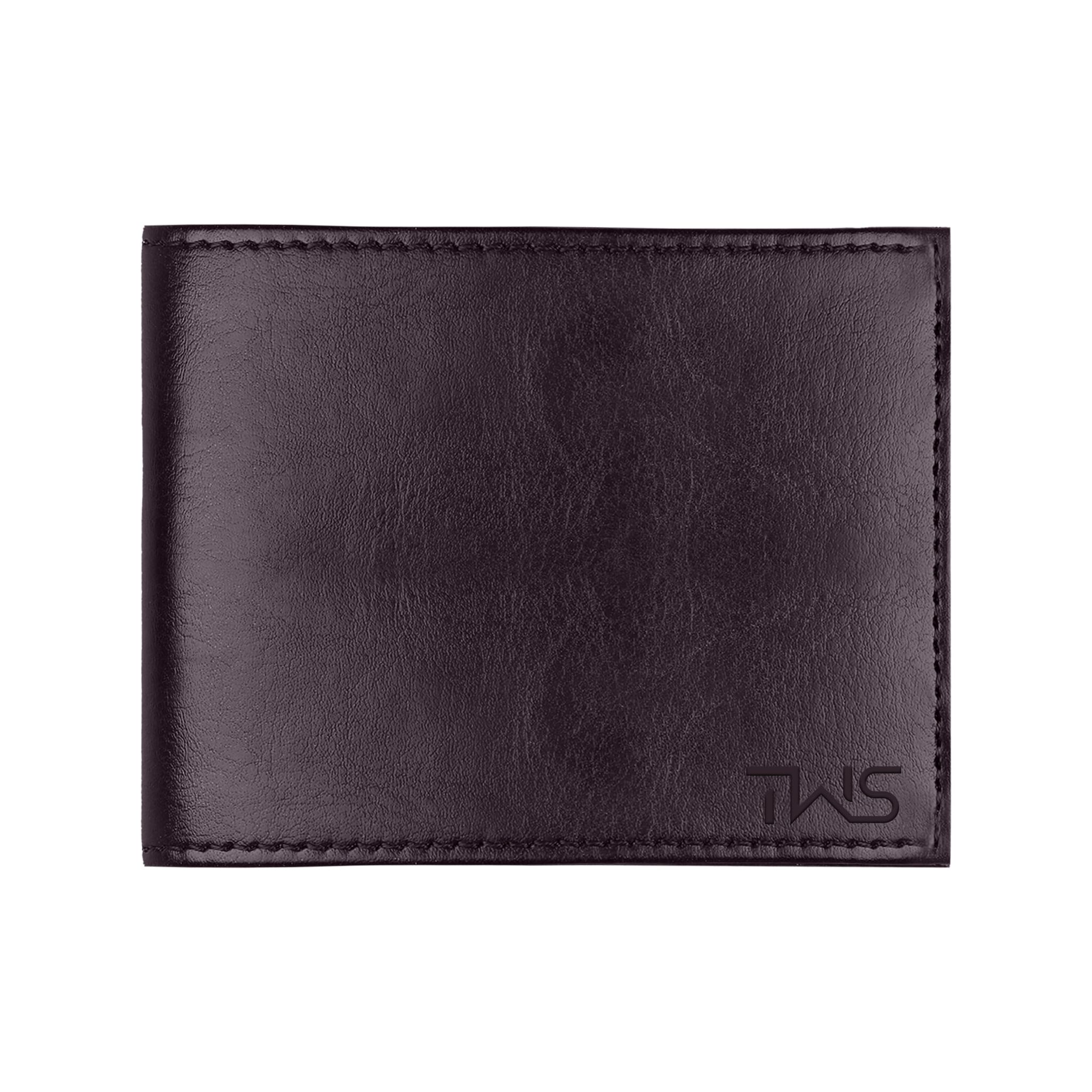The Wallet Store Solid Leather Wallet For Men - Brown