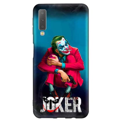 Killer Joker Samsung A7 2018 Premium Embossed Mobile cover