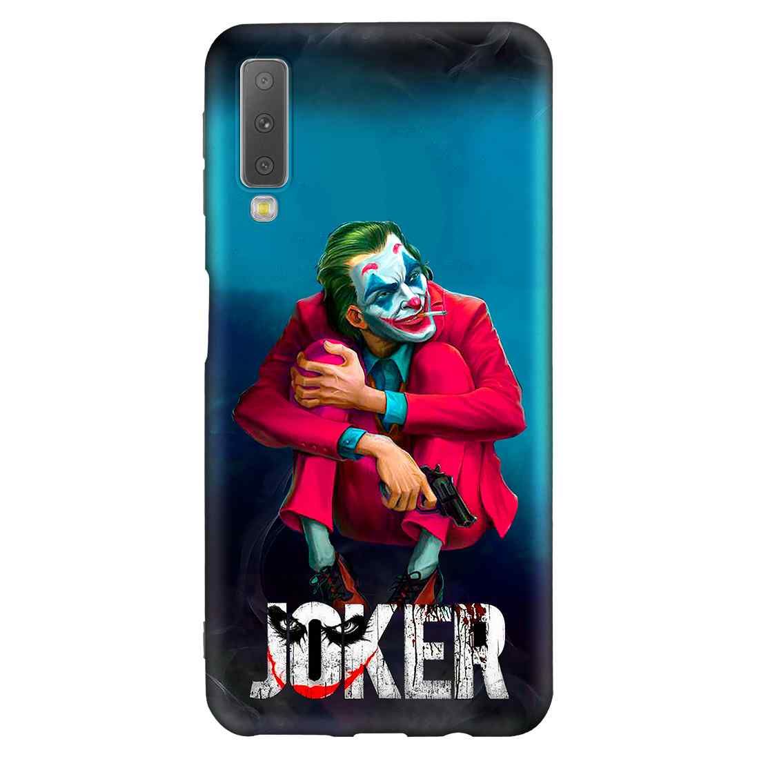 Killer Joker Samsung A7 2018 Premium Embossed Mobile cover