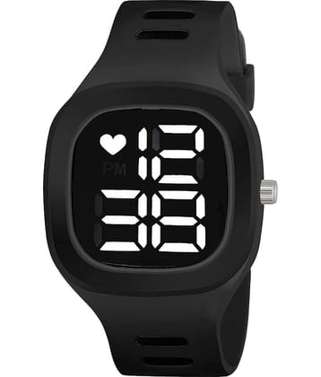DECLASSE - Black Resin Digital Men's Watch