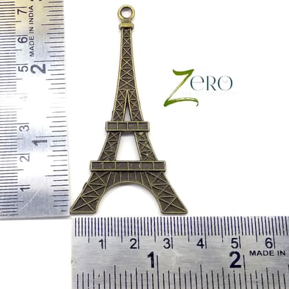 Brand Zero Metal Charms - Eiffel Tower Set of 10 Pcs - 36mm*70mm