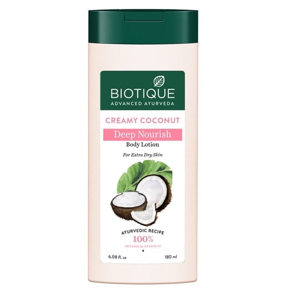 Biotique Creamy Coconut Deep Nourish Body Lotion 180ml