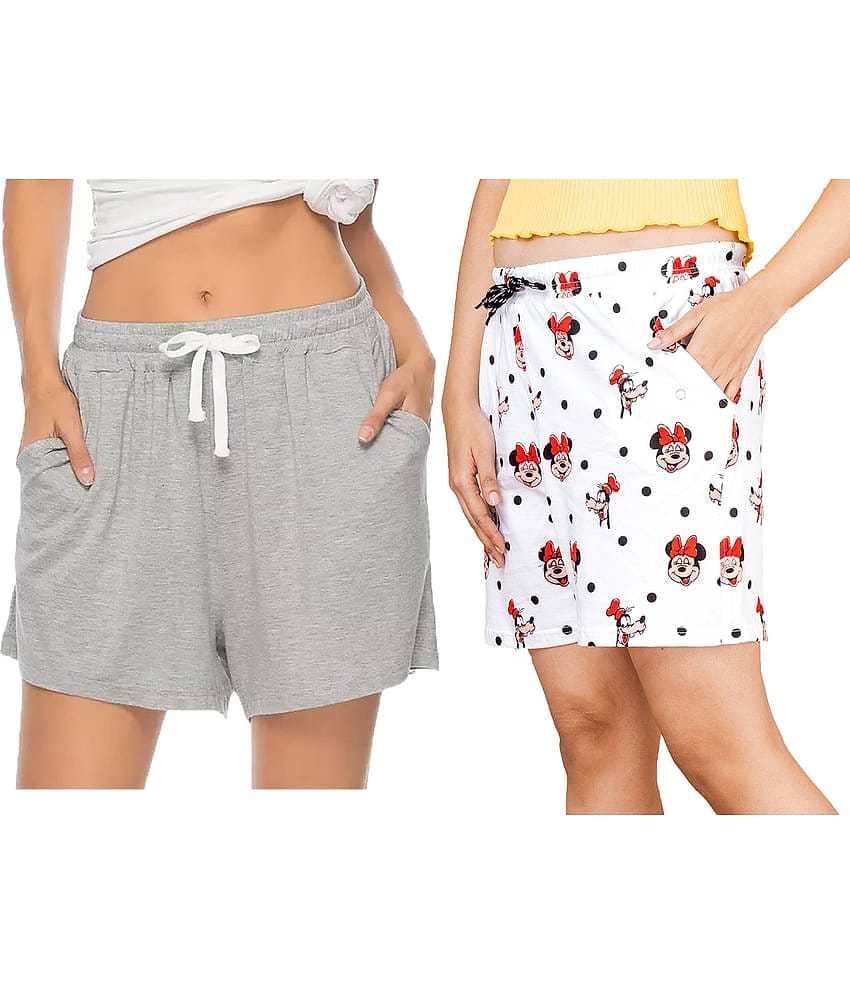 powermerc Cotton Hot Pants - White Pack of 2