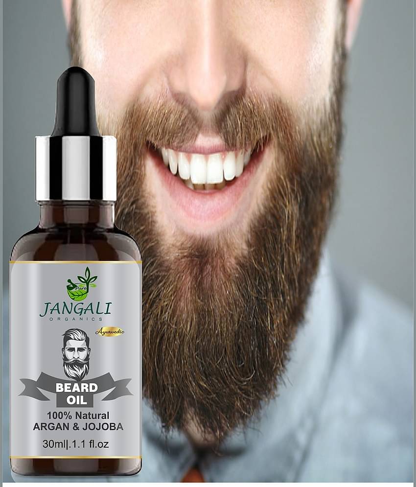 PURE JANGALI organics Beard Growth Oil- For Stimulating fast Beard Growth Hair Oil 30ml
