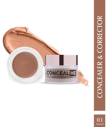 Glam21 Conceal Me Studio Finish Concealer & Corrector Lightweight & Long lasting 7g Sand-05