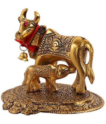 udaipuri handicraft Kamdhenu Cow Brass Idol