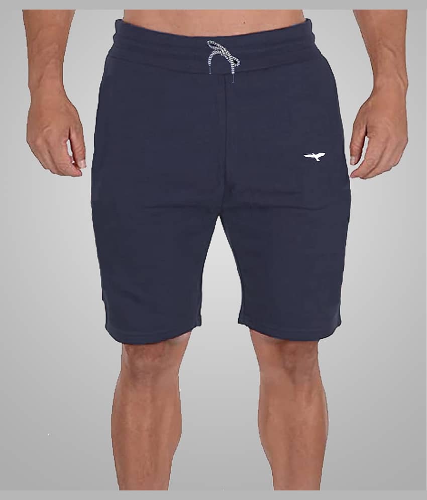 Reya Pack of 1 Cotton Blend Boxers For Men's ( Blue )